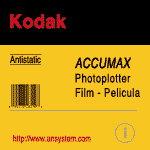 ��������������� ������ Kodak Accumax Photoplotter Film ABG7 406x508 mm / 100 sheet